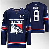 Men's New York Rangers #8 Jacob Trouba Navy Stitched Jersey Dzhi,baseball caps,new era cap wholesale,wholesale hats